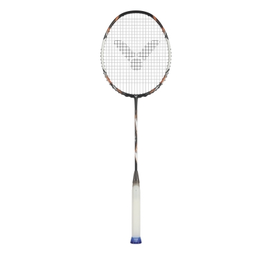 Victor Auraspeed 100X TD Badminton Racket (head-heavy/stiff) black/orange - unstrung -